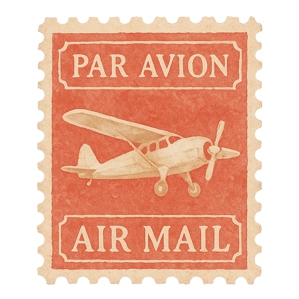 Par Avion Air Mail stamp